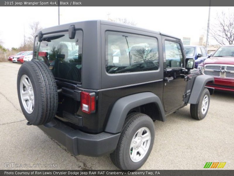 Black / Black 2015 Jeep Wrangler Sport 4x4
