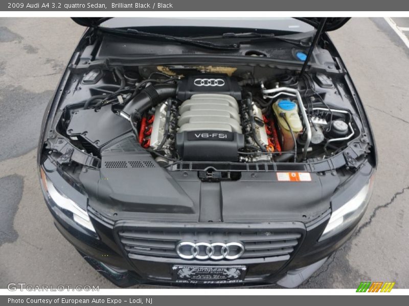 Brilliant Black / Black 2009 Audi A4 3.2 quattro Sedan
