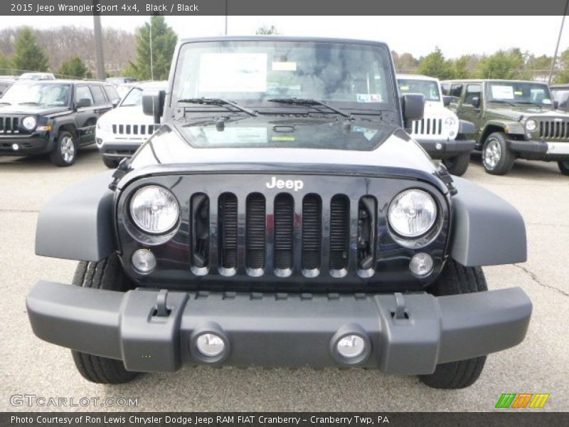 Black / Black 2015 Jeep Wrangler Sport 4x4