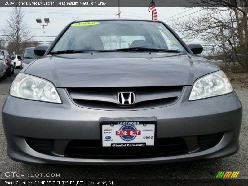Magnesium Metallic / Gray 2004 Honda Civic LX Sedan