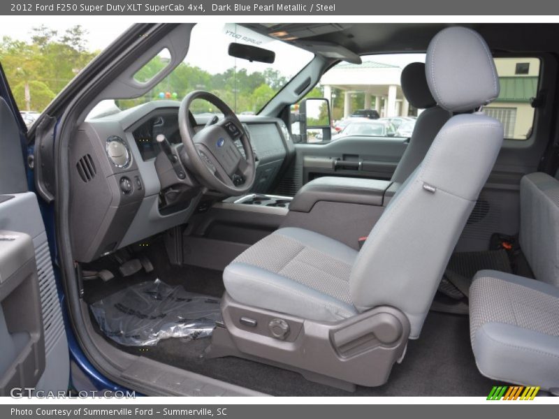  2012 F250 Super Duty XLT SuperCab 4x4 Steel Interior