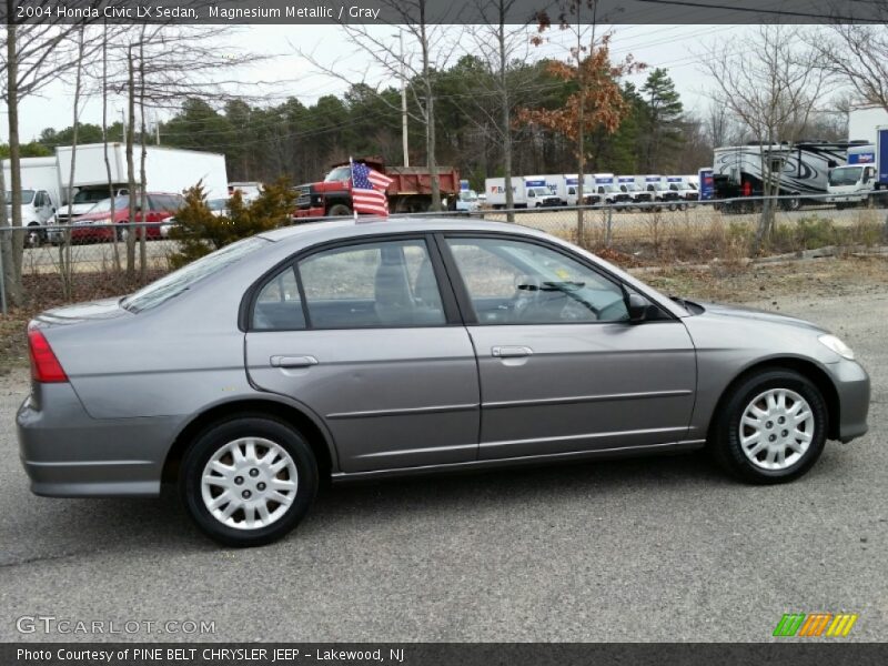 Magnesium Metallic / Gray 2004 Honda Civic LX Sedan