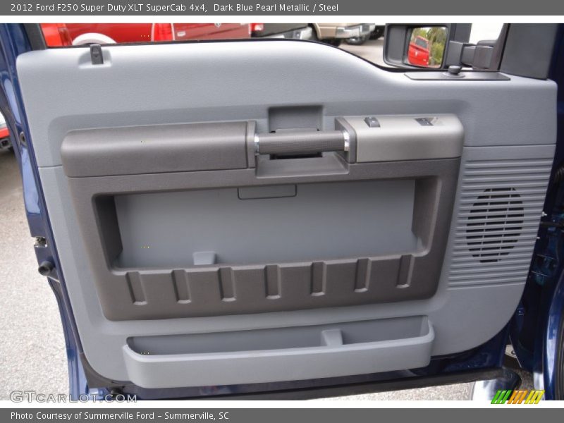 Dark Blue Pearl Metallic / Steel 2012 Ford F250 Super Duty XLT SuperCab 4x4