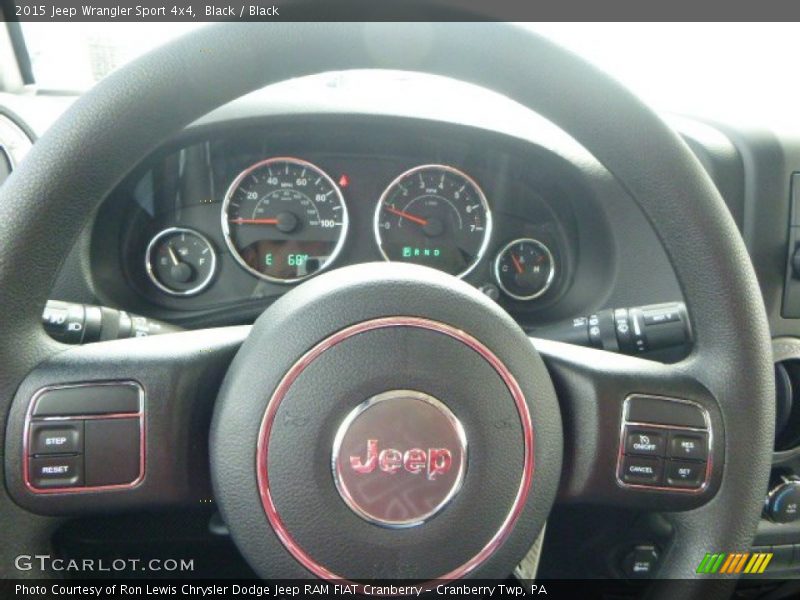 Black / Black 2015 Jeep Wrangler Sport 4x4