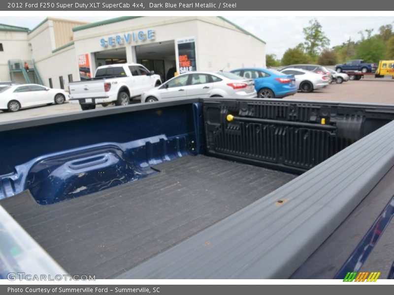 Dark Blue Pearl Metallic / Steel 2012 Ford F250 Super Duty XLT SuperCab 4x4