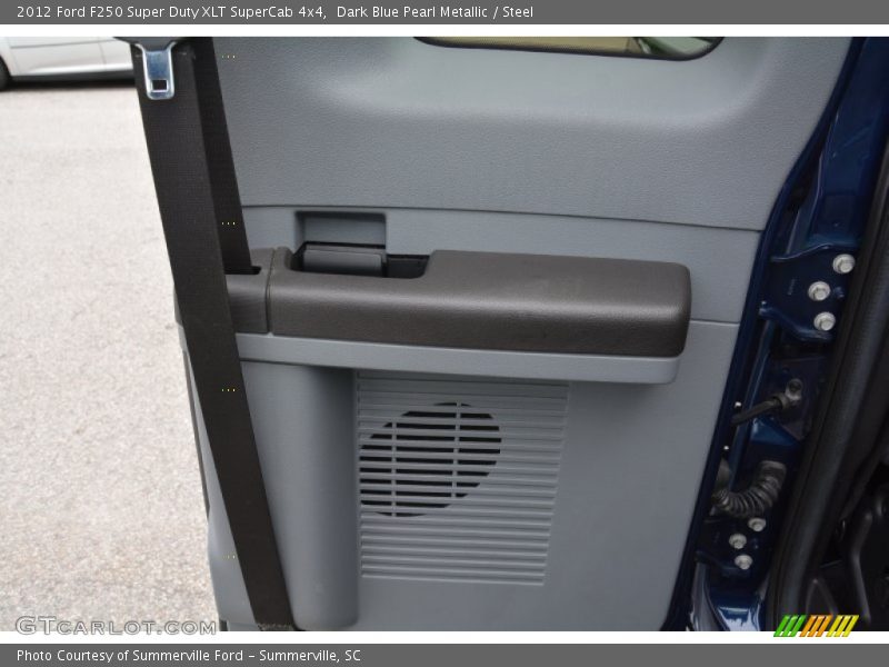 Dark Blue Pearl Metallic / Steel 2012 Ford F250 Super Duty XLT SuperCab 4x4