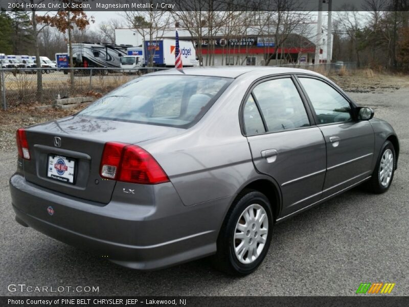 Magnesium Metallic / Gray 2004 Honda Civic LX Sedan