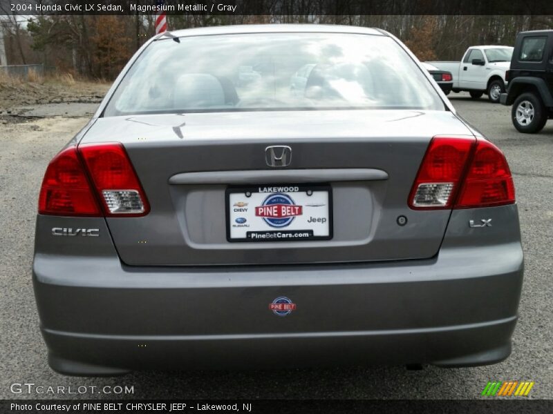 Magnesium Metallic / Gray 2004 Honda Civic LX Sedan
