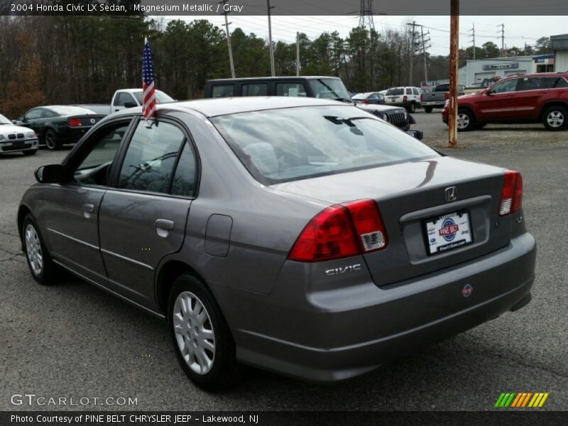 Magnesium Metallic / Gray 2004 Honda Civic LX Sedan