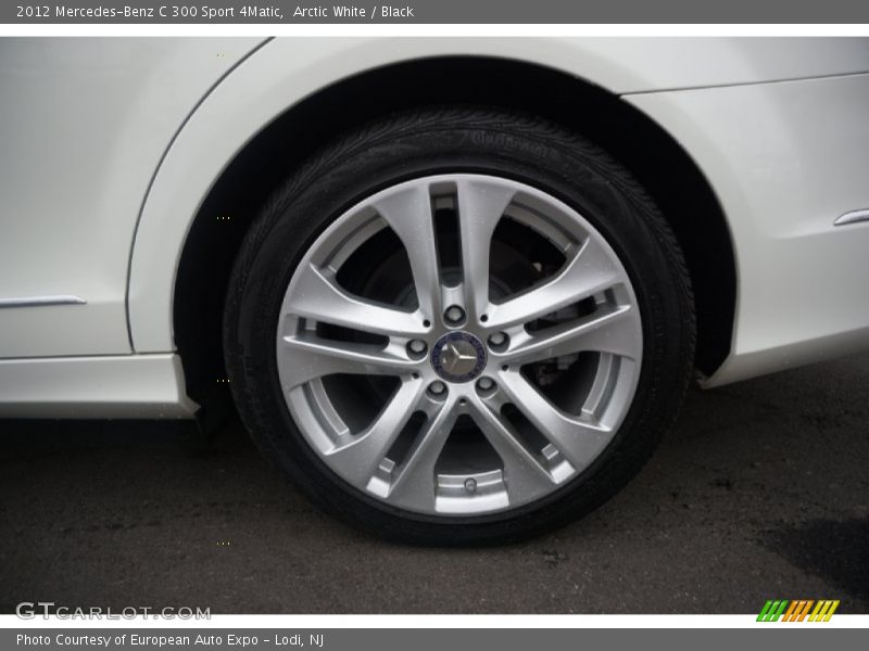 Arctic White / Black 2012 Mercedes-Benz C 300 Sport 4Matic