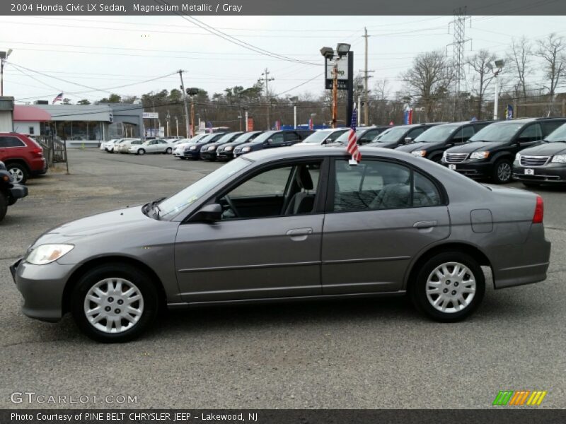 Magnesium Metallic / Gray 2004 Honda Civic LX Sedan