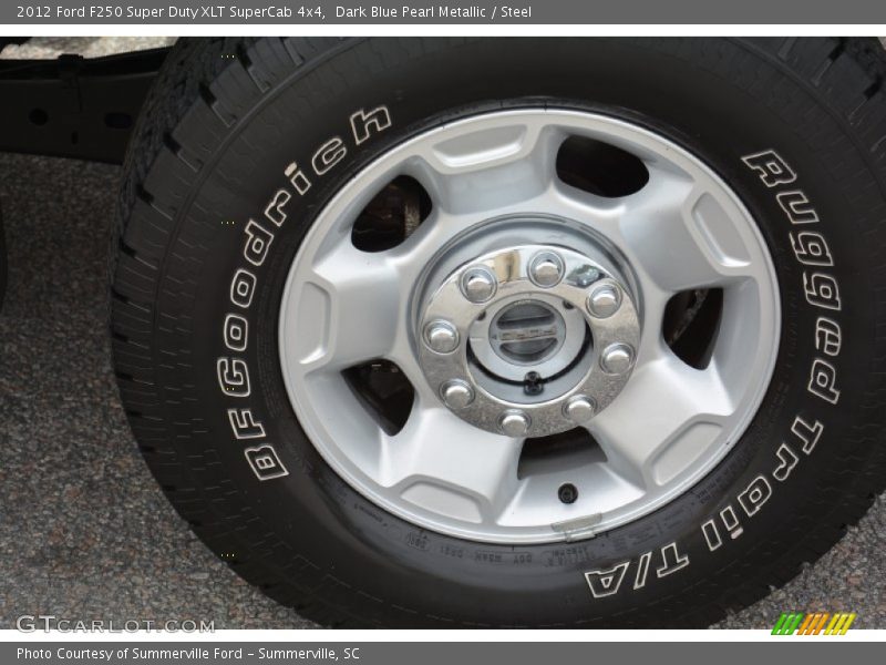 Dark Blue Pearl Metallic / Steel 2012 Ford F250 Super Duty XLT SuperCab 4x4
