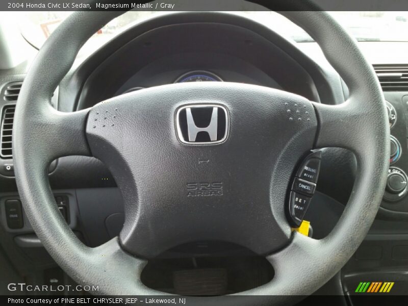 Magnesium Metallic / Gray 2004 Honda Civic LX Sedan