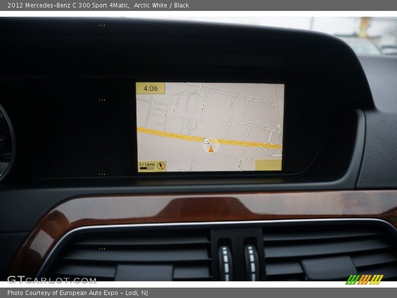 Arctic White / Black 2012 Mercedes-Benz C 300 Sport 4Matic