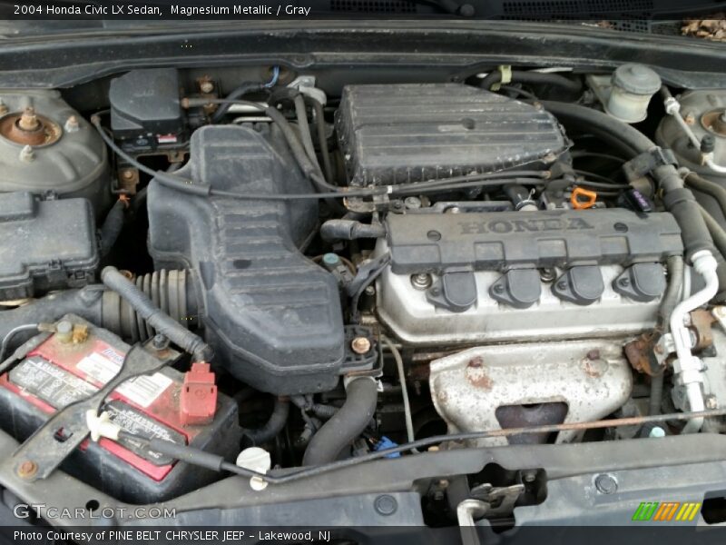 Magnesium Metallic / Gray 2004 Honda Civic LX Sedan