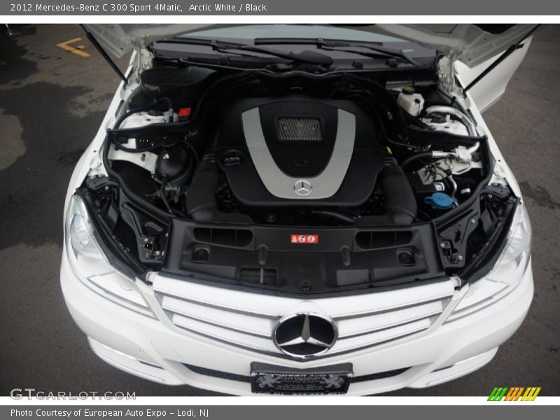 Arctic White / Black 2012 Mercedes-Benz C 300 Sport 4Matic