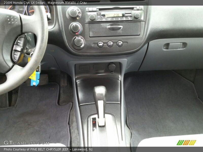 Magnesium Metallic / Gray 2004 Honda Civic LX Sedan