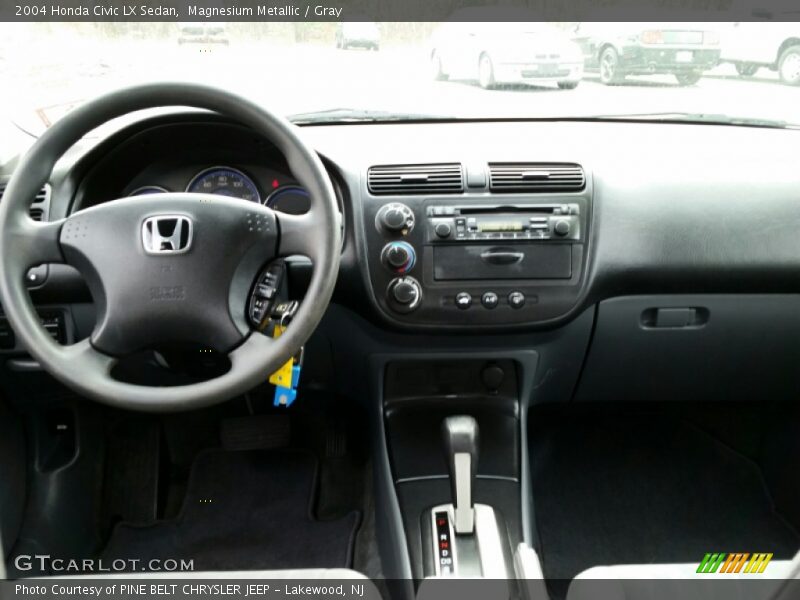 Magnesium Metallic / Gray 2004 Honda Civic LX Sedan