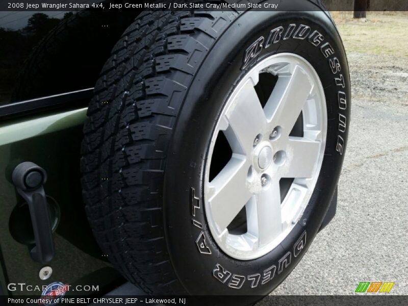 Jeep Green Metallic / Dark Slate Gray/Medium Slate Gray 2008 Jeep Wrangler Sahara 4x4