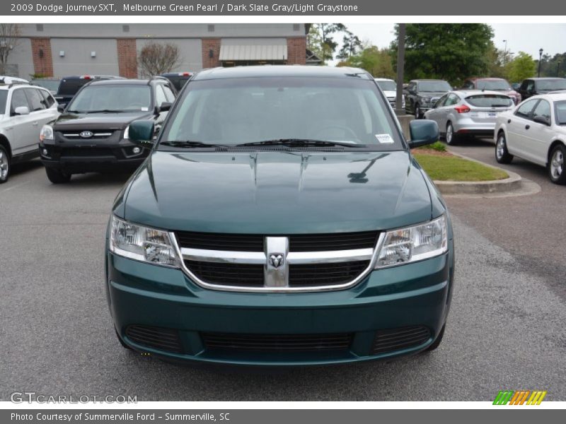 Melbourne Green Pearl / Dark Slate Gray/Light Graystone 2009 Dodge Journey SXT