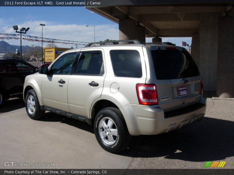 Gold Leaf Metallic / Camel 2011 Ford Escape XLT 4WD