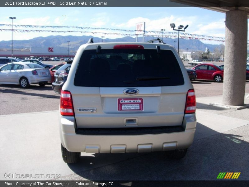 Gold Leaf Metallic / Camel 2011 Ford Escape XLT 4WD