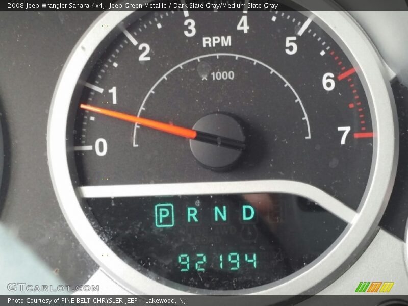 Jeep Green Metallic / Dark Slate Gray/Medium Slate Gray 2008 Jeep Wrangler Sahara 4x4
