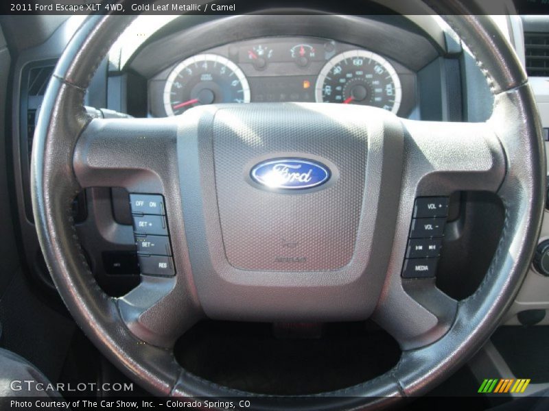 Gold Leaf Metallic / Camel 2011 Ford Escape XLT 4WD