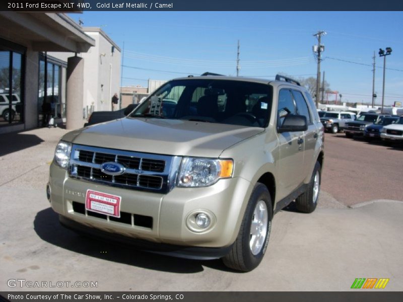 Gold Leaf Metallic / Camel 2011 Ford Escape XLT 4WD