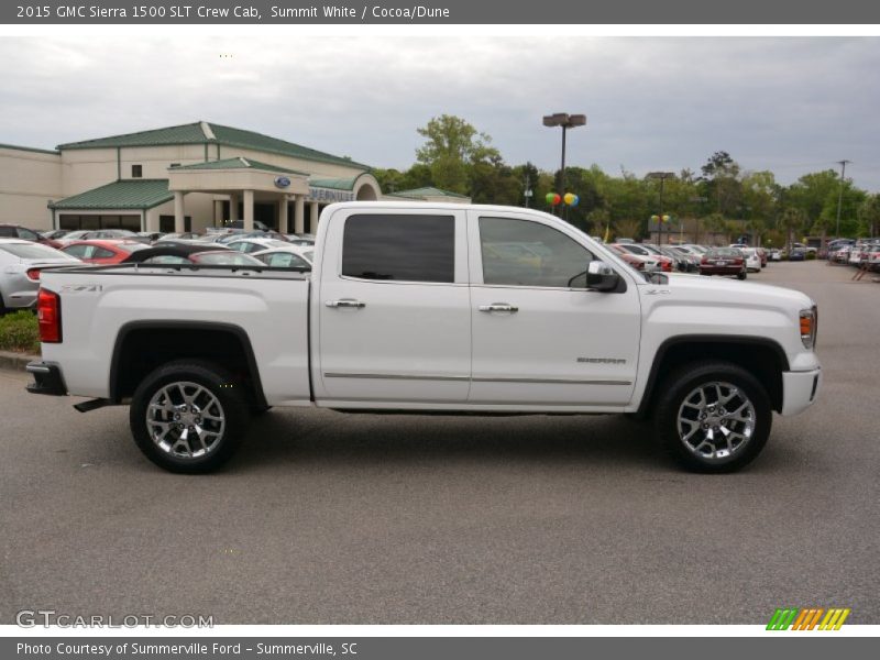  2015 Sierra 1500 SLT Crew Cab Summit White