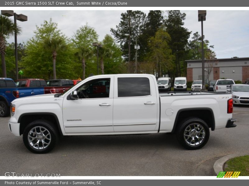  2015 Sierra 1500 SLT Crew Cab Summit White