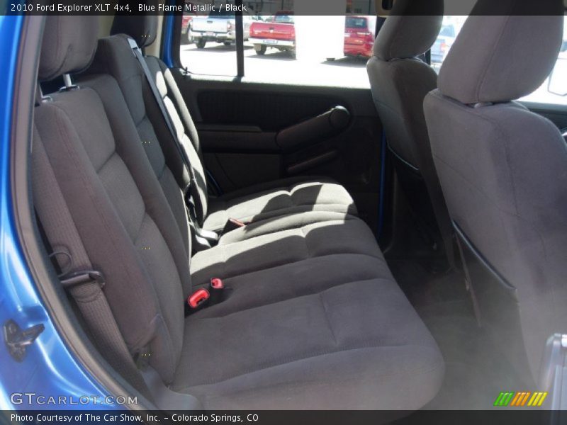 Blue Flame Metallic / Black 2010 Ford Explorer XLT 4x4
