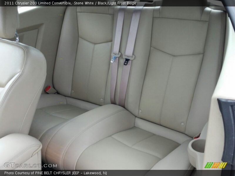 Rear Seat of 2011 200 Limited Convertible