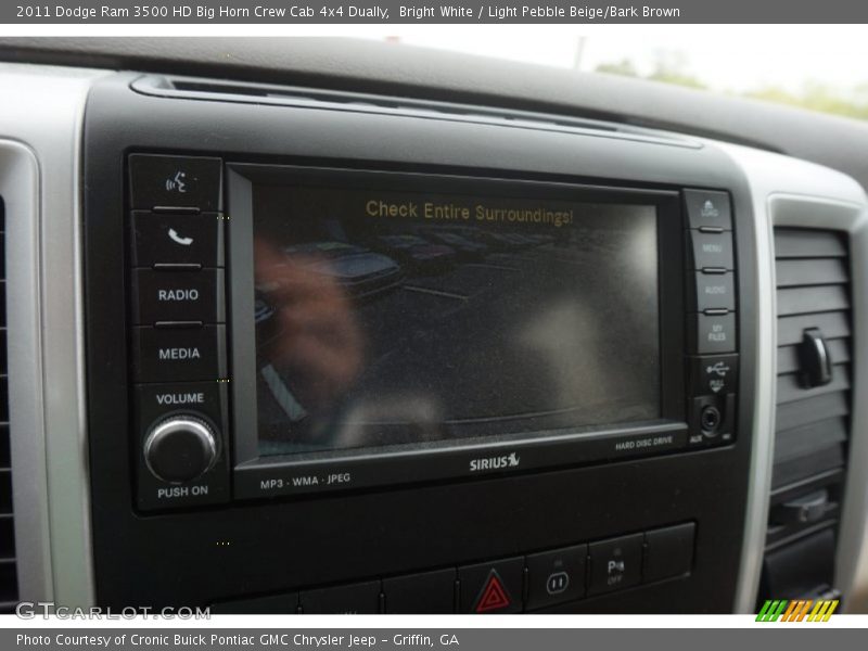 Bright White / Light Pebble Beige/Bark Brown 2011 Dodge Ram 3500 HD Big Horn Crew Cab 4x4 Dually