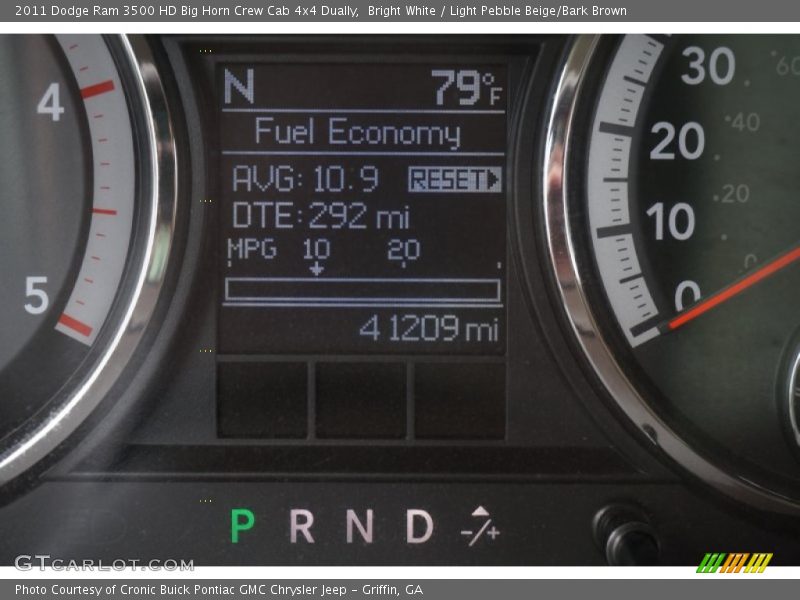 Bright White / Light Pebble Beige/Bark Brown 2011 Dodge Ram 3500 HD Big Horn Crew Cab 4x4 Dually