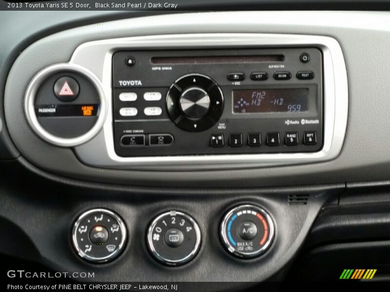 Controls of 2013 Yaris SE 5 Door
