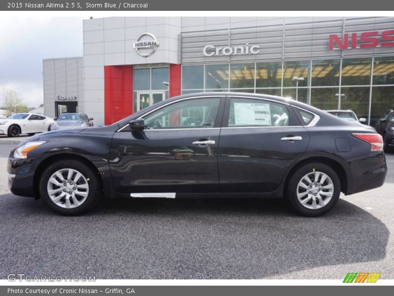 Storm Blue / Charcoal 2015 Nissan Altima 2.5 S