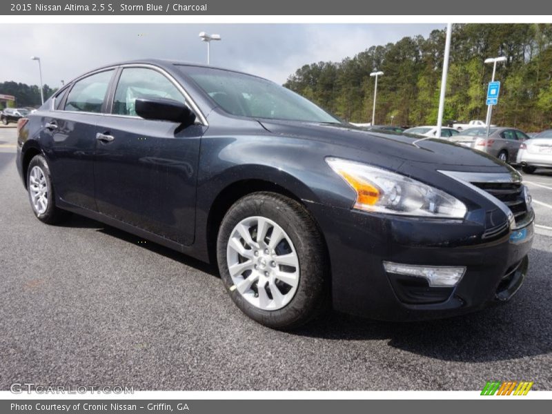 Storm Blue / Charcoal 2015 Nissan Altima 2.5 S