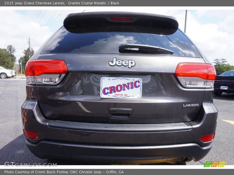 Granite Crystal Metallic / Black 2015 Jeep Grand Cherokee Laredo