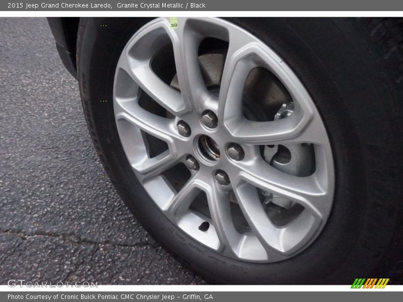 Granite Crystal Metallic / Black 2015 Jeep Grand Cherokee Laredo