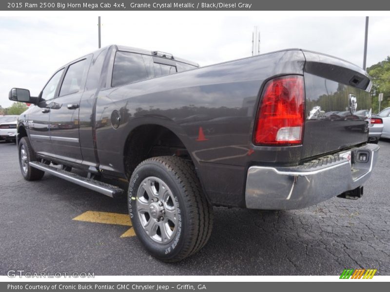 Granite Crystal Metallic / Black/Diesel Gray 2015 Ram 2500 Big Horn Mega Cab 4x4