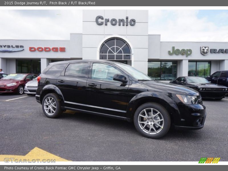 Pitch Black / R/T Black/Red 2015 Dodge Journey R/T