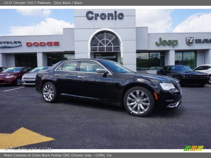 Gloss Black / Black 2015 Chrysler 300 C Platinum