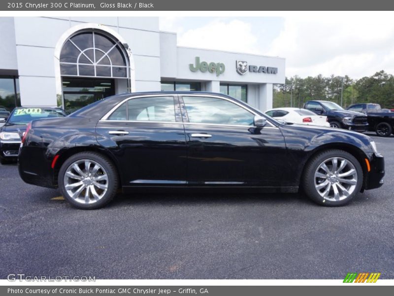 Gloss Black / Black 2015 Chrysler 300 C Platinum