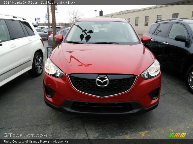 Soul Red Metallic / Black 2014 Mazda CX-5 Sport