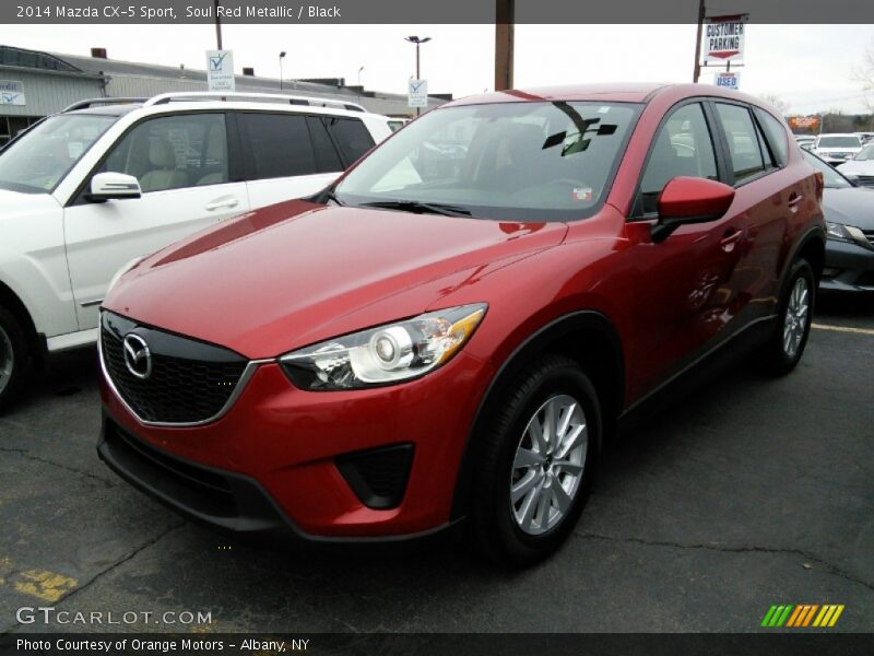 Soul Red Metallic / Black 2014 Mazda CX-5 Sport