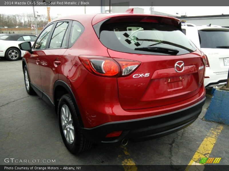 Soul Red Metallic / Black 2014 Mazda CX-5 Sport