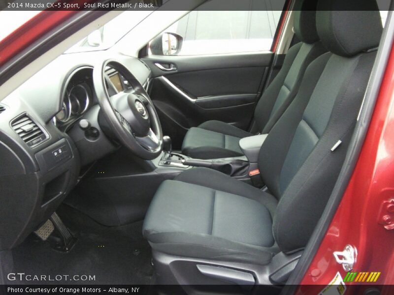 Soul Red Metallic / Black 2014 Mazda CX-5 Sport