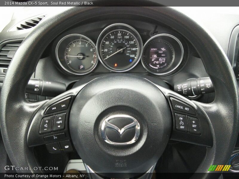 Soul Red Metallic / Black 2014 Mazda CX-5 Sport