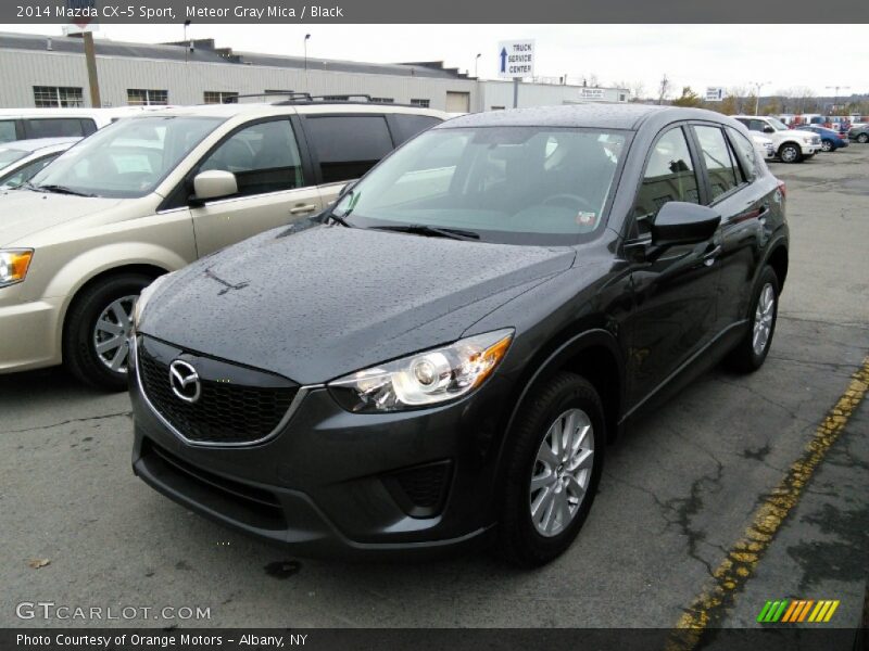 Meteor Gray Mica / Black 2014 Mazda CX-5 Sport